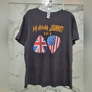 Def Leppard/Journey 2018 Tour T-Shirt Size XL